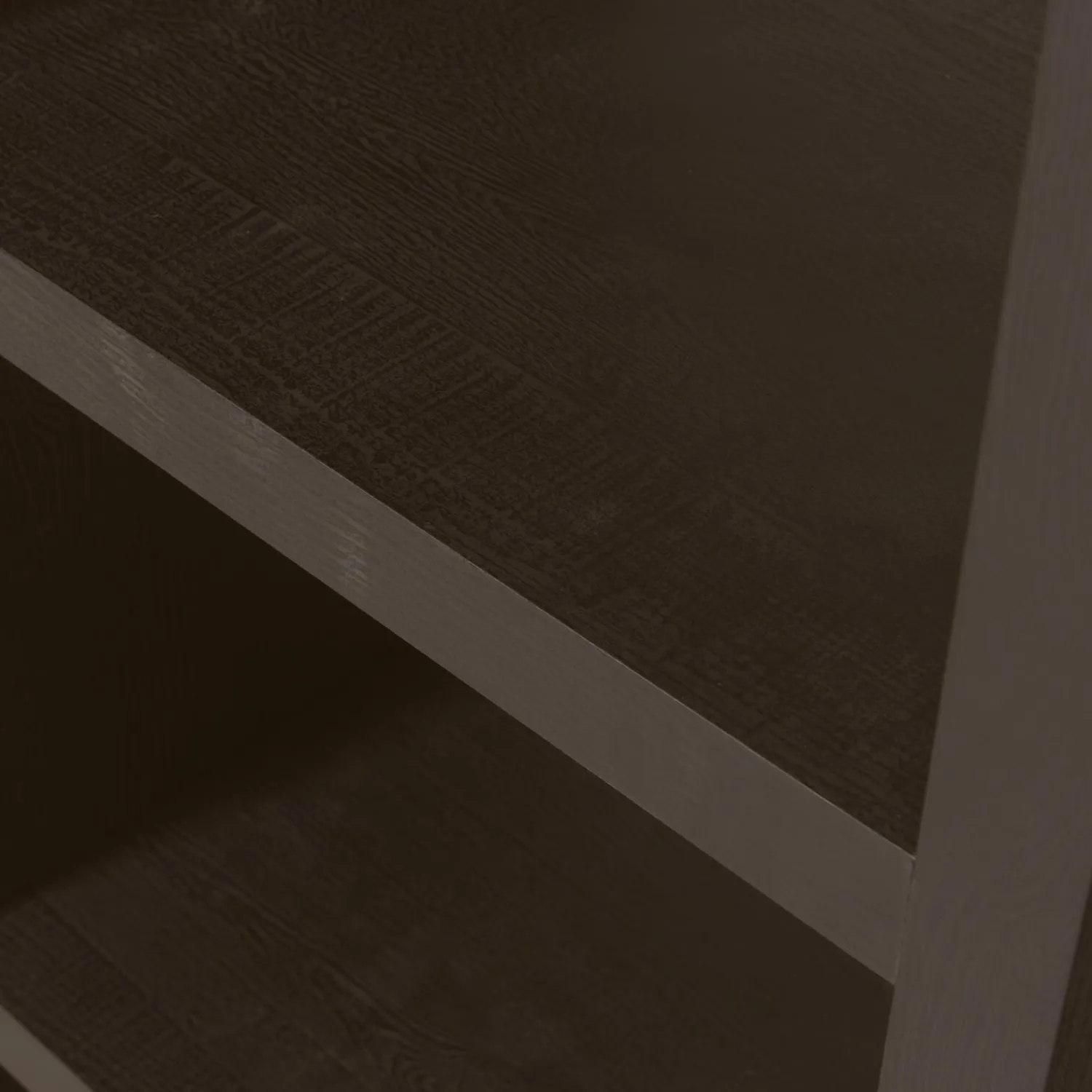 WOOOD Timo open kast mdf donkerbruin 195x100x40 cm