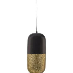 Clearance WOOOD Tirsa hanglamp 46 cm metaal zwart/messing
