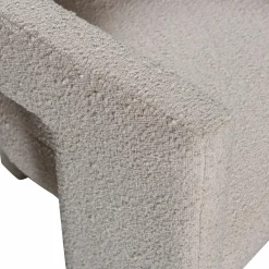 Clearance WOOOD Tiwa fauteuil bouclé Beige