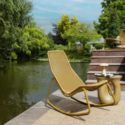 New WOOOD Tom tuin schommelstoel Honinggeel