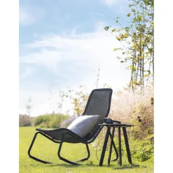 Online WOOOD Tom tuin schommelstoel Zwart