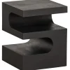 Sale WOOOD Toma bijzettafel mango hout zwart