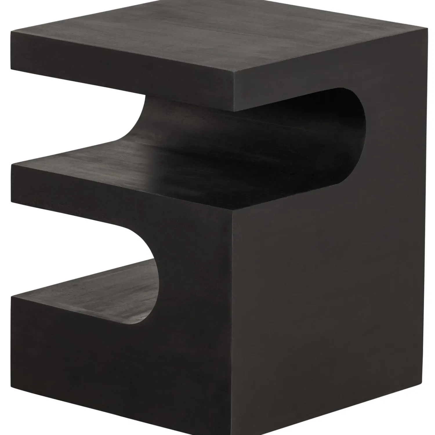 Sale WOOOD Toma bijzettafel mango hout zwart
