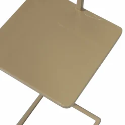 Discount WOOOD Toste bijzettafel metaal donker zand Donkerzand