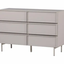 Clearance WOOOD Tours ladekast 6 lades melamine/MDF zand