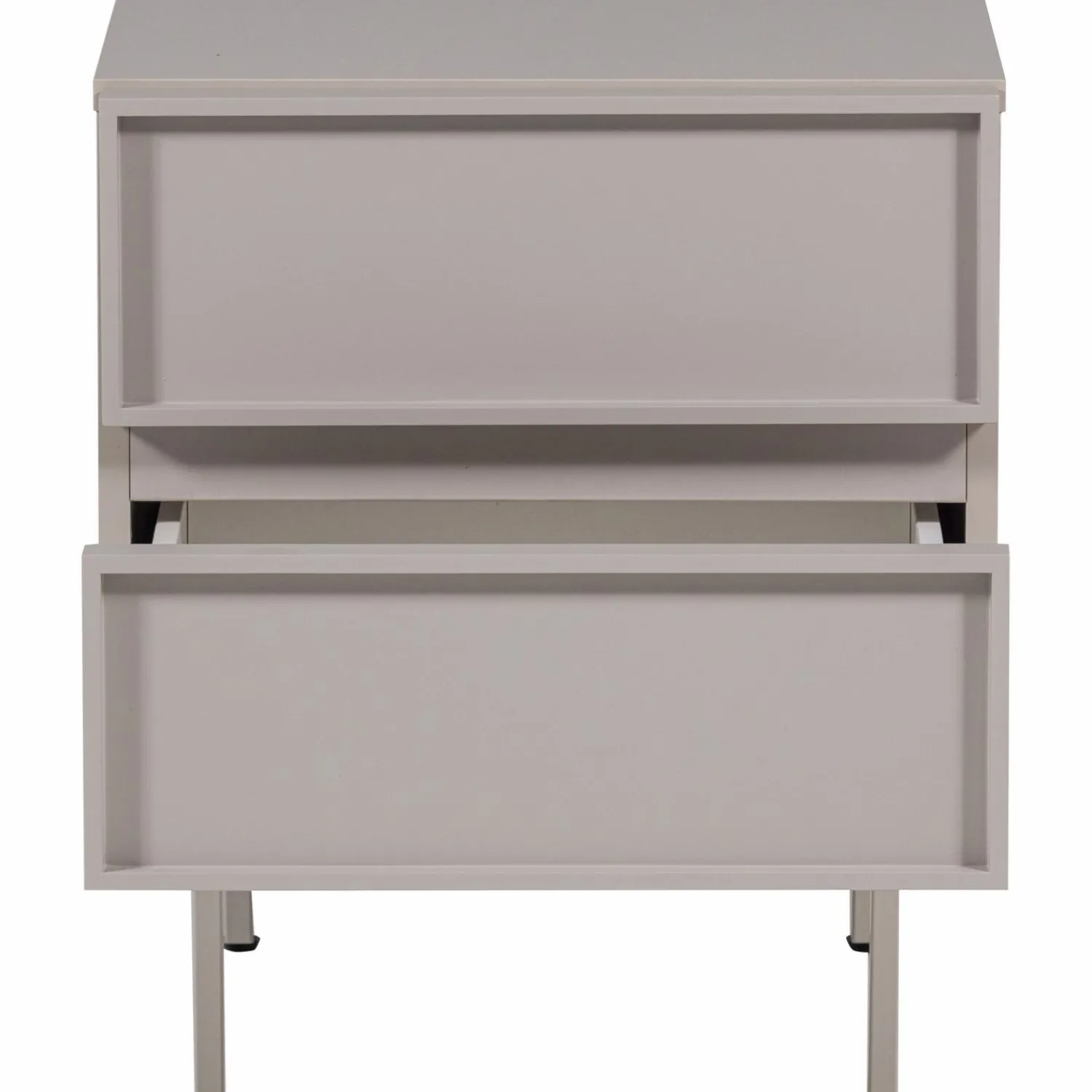 Outlet WOOOD Tours ladekast/nachtkastje 2 lades melamine/MDF Zand
