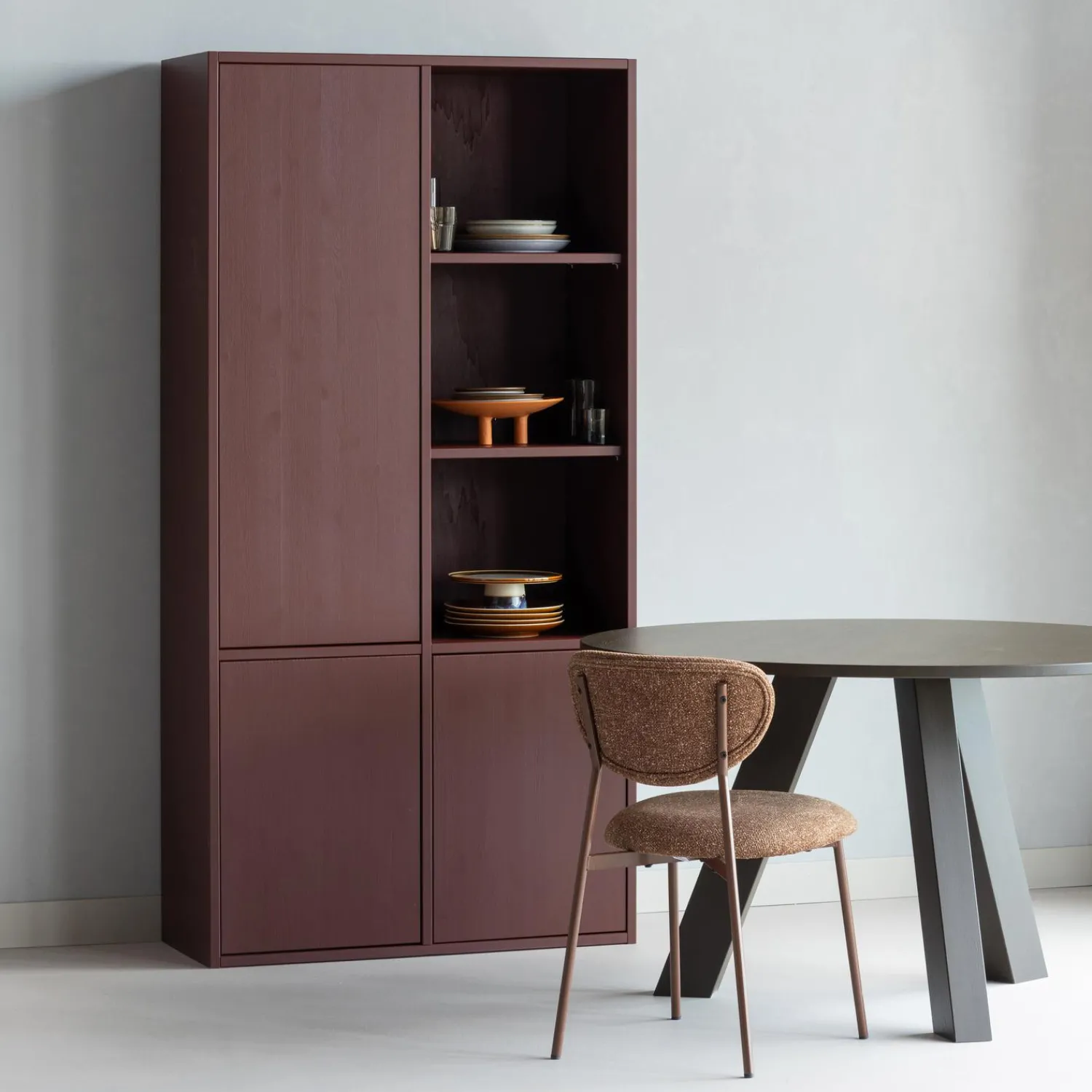 Discount WOOOD Valor eetkamerstoel Bruin