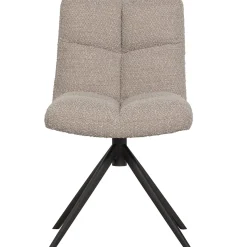 Clearance WOOOD Vinny draaistoel bouclé zand