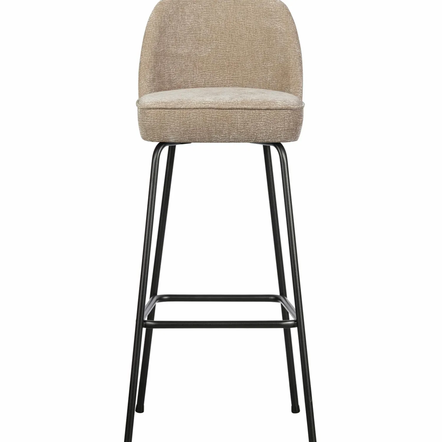 Discount WOOOD Vogue barstoel 80 cm 3D chenille Zand