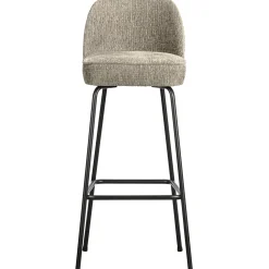WOOOD Vogue barstoel 80 cm structure velvet Wheatfield