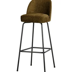 Clearance WOOOD Vogue barstoel 80 cm structure velvet brass