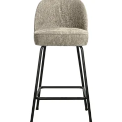 Outlet WOOOD Vogue barstoel 65 cm structure velvet Wheatfield