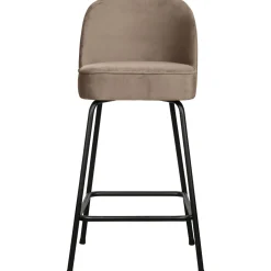 Hot WOOOD Vogue barstoel 65 cm velvet Khaki
