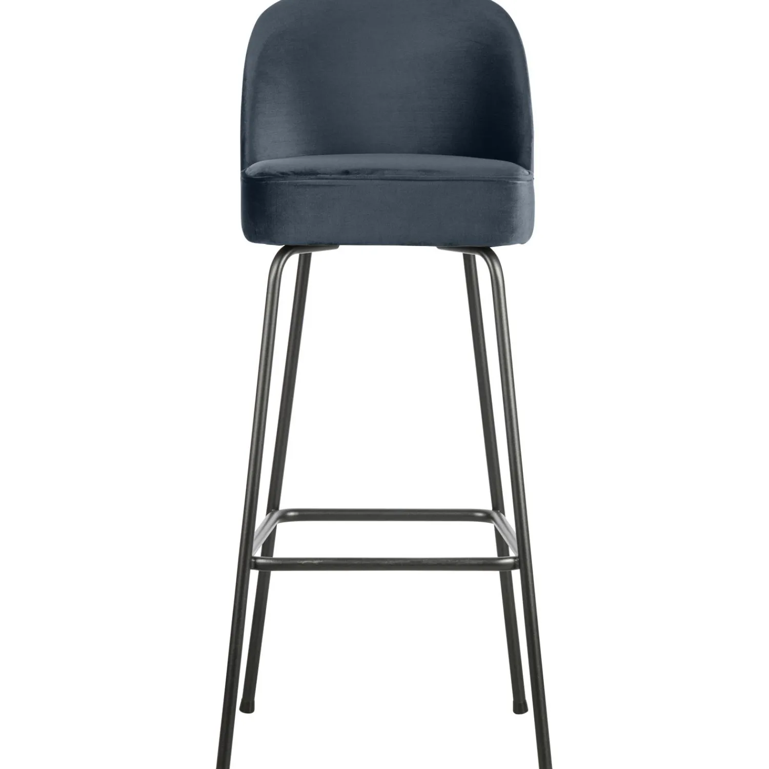 New WOOOD Vogue barstoel 80 cm velvet groen Blauw