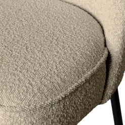 Outlet WOOOD Vogue eetbank bouclé Beige