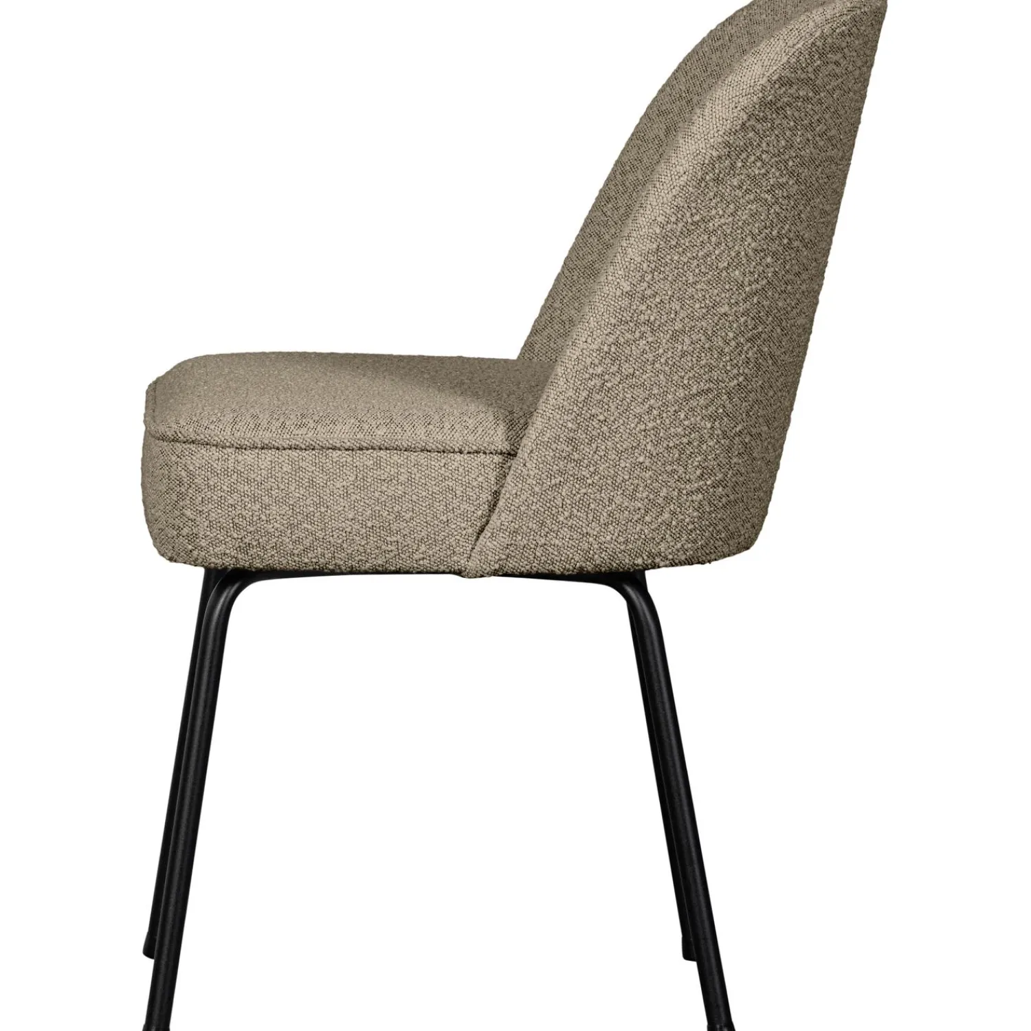 WOOOD Vogue eetkamerstoel bouclé Beige