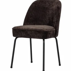 Sale WOOOD Vogue eetkamerstoel 3D chenille Donkerbruin