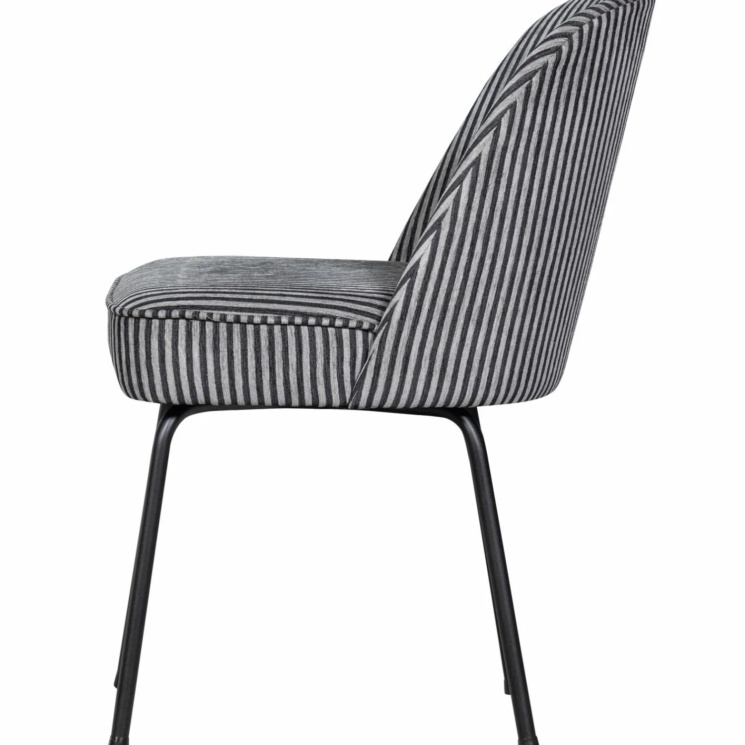 Discount WOOOD Vogue eetkamerstoel streep Zwart/grijs