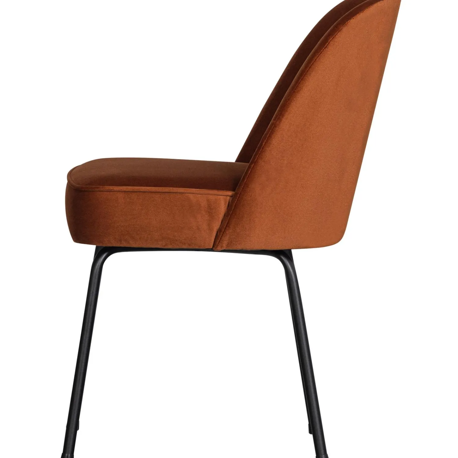 Best WOOOD Vogue eetkamerstoel velvet Roest