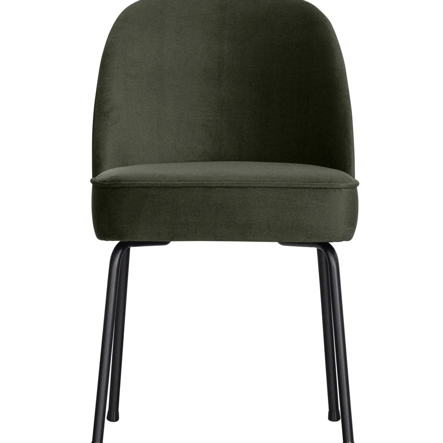 Best WOOOD Vogue eetkamerstoel velvet Donkergroen