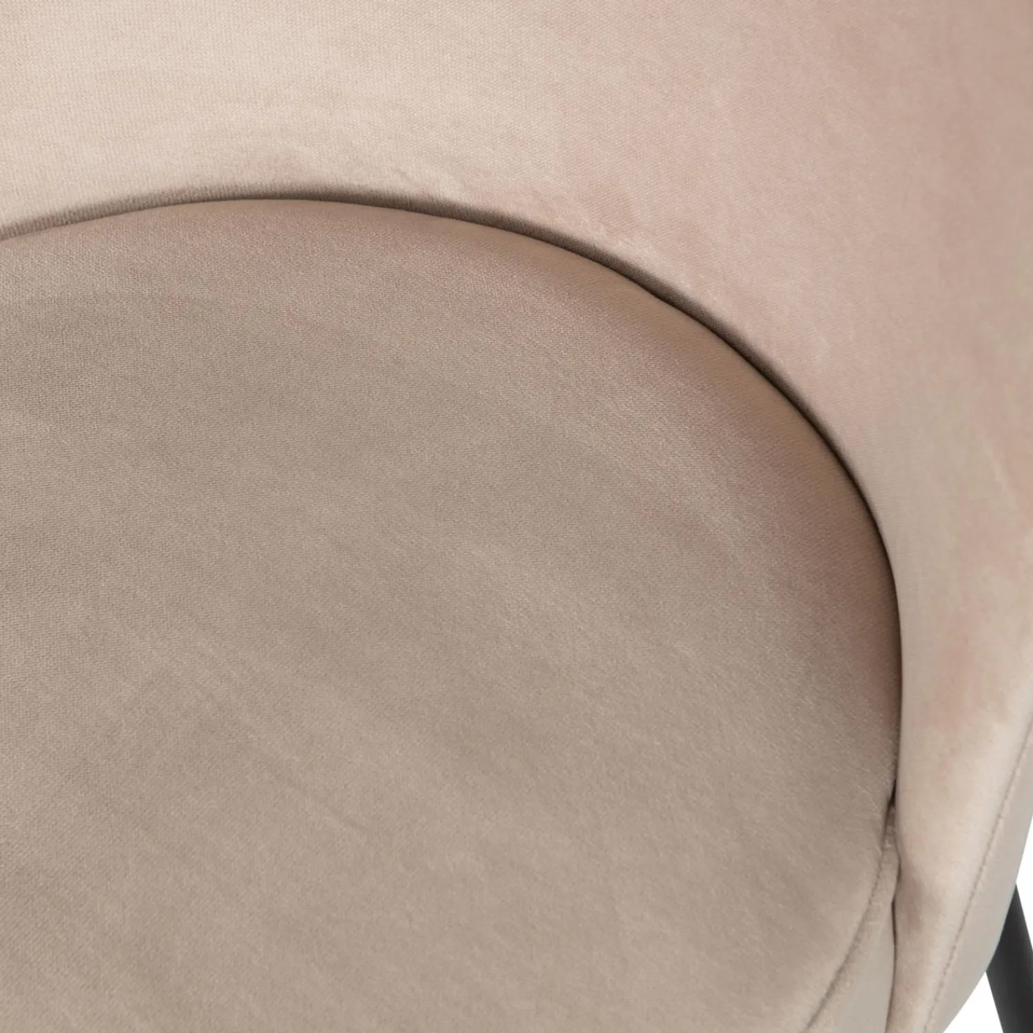 Online WOOOD Vogue eetkamerstoel velvet Khaki
