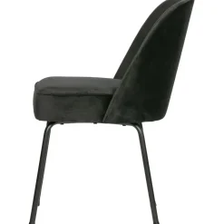 Best WOOOD Vogue eetkamerstoel velvet Zwart