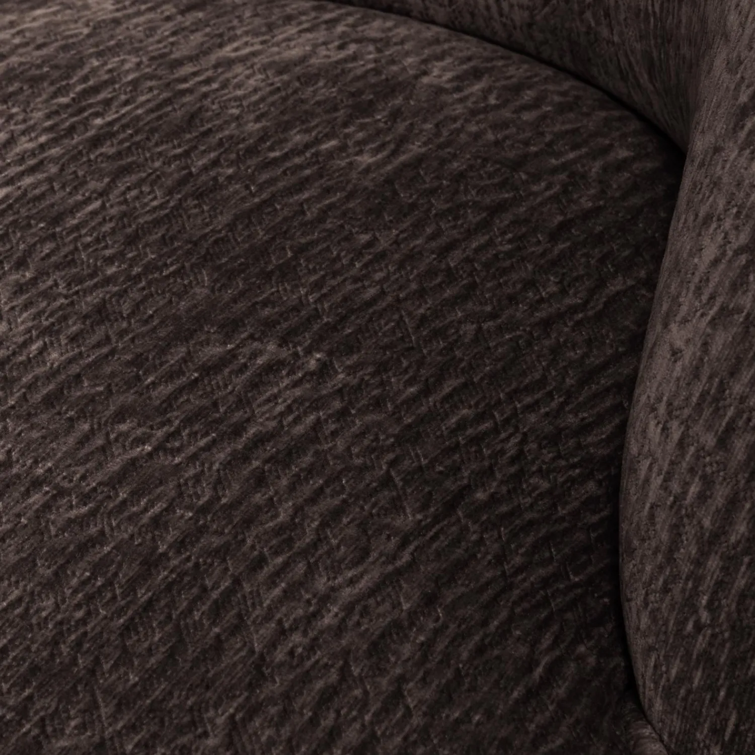 Best WOOOD Vogue fauteuil 3D chenille Donkerbruin
