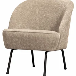 Best WOOOD Vogue fauteuil 3D chenille Zand