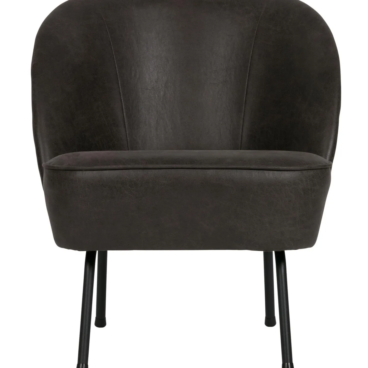 Sale WOOOD Vogue fauteuil leer Zwart