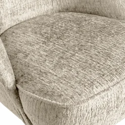 Outlet WOOOD Vogue fauteuil structure velvet Wheatfield