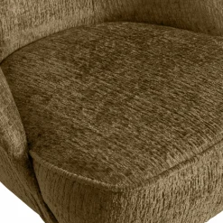 Clearance WOOOD Vogue fauteuil structure velvet Brass