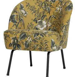 Outlet WOOOD Vogue fauteuil velvet Poppy mosterd