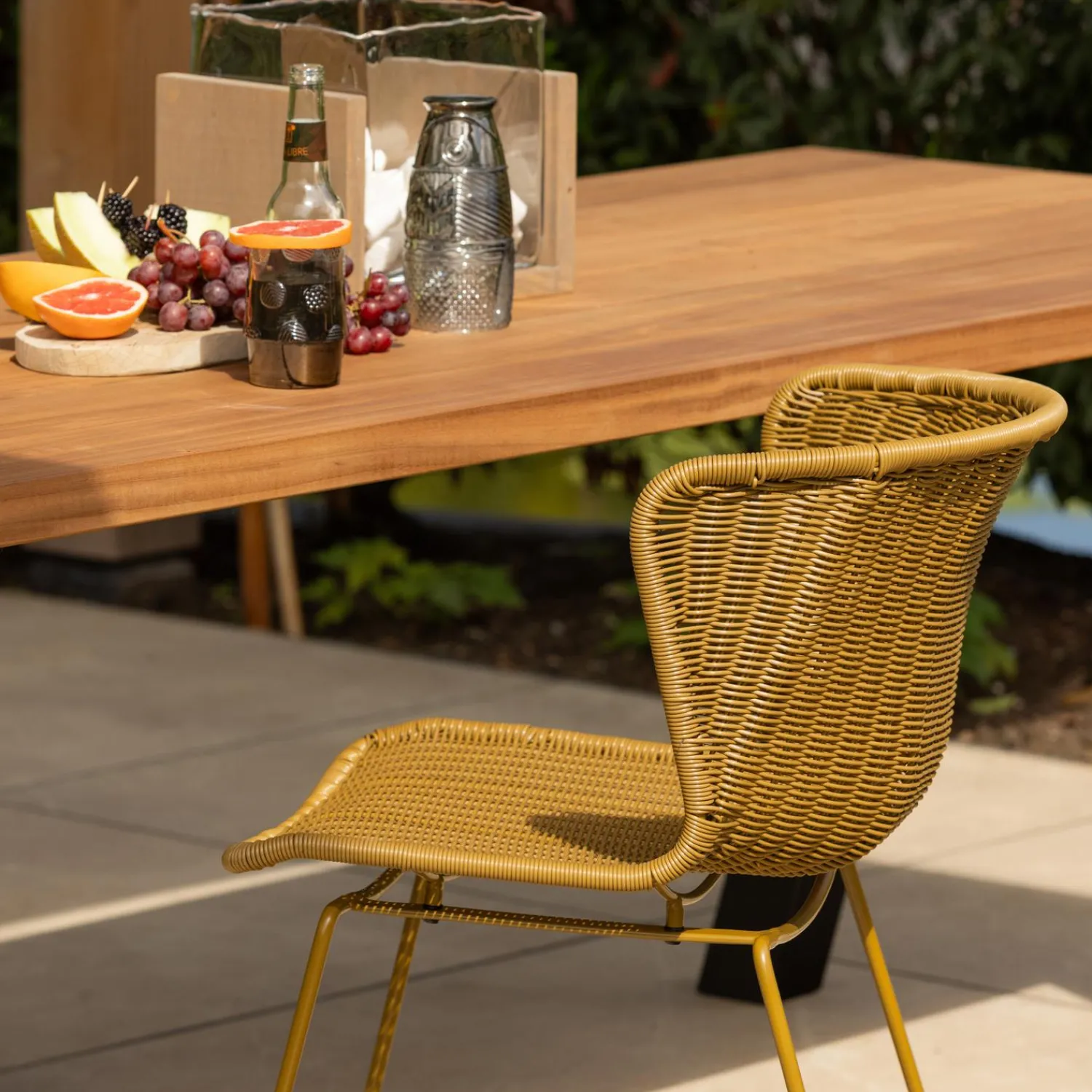 Best WOOOD Wings tuinstoel - set van 2 Honinggeel