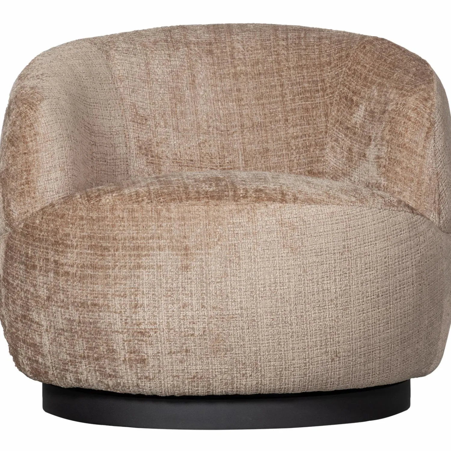 Sale WOOOD Woolly draaifauteuil chenille Zand