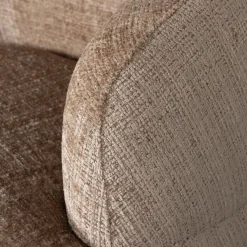 Sale WOOOD Woolly draaifauteuil chenille Zand