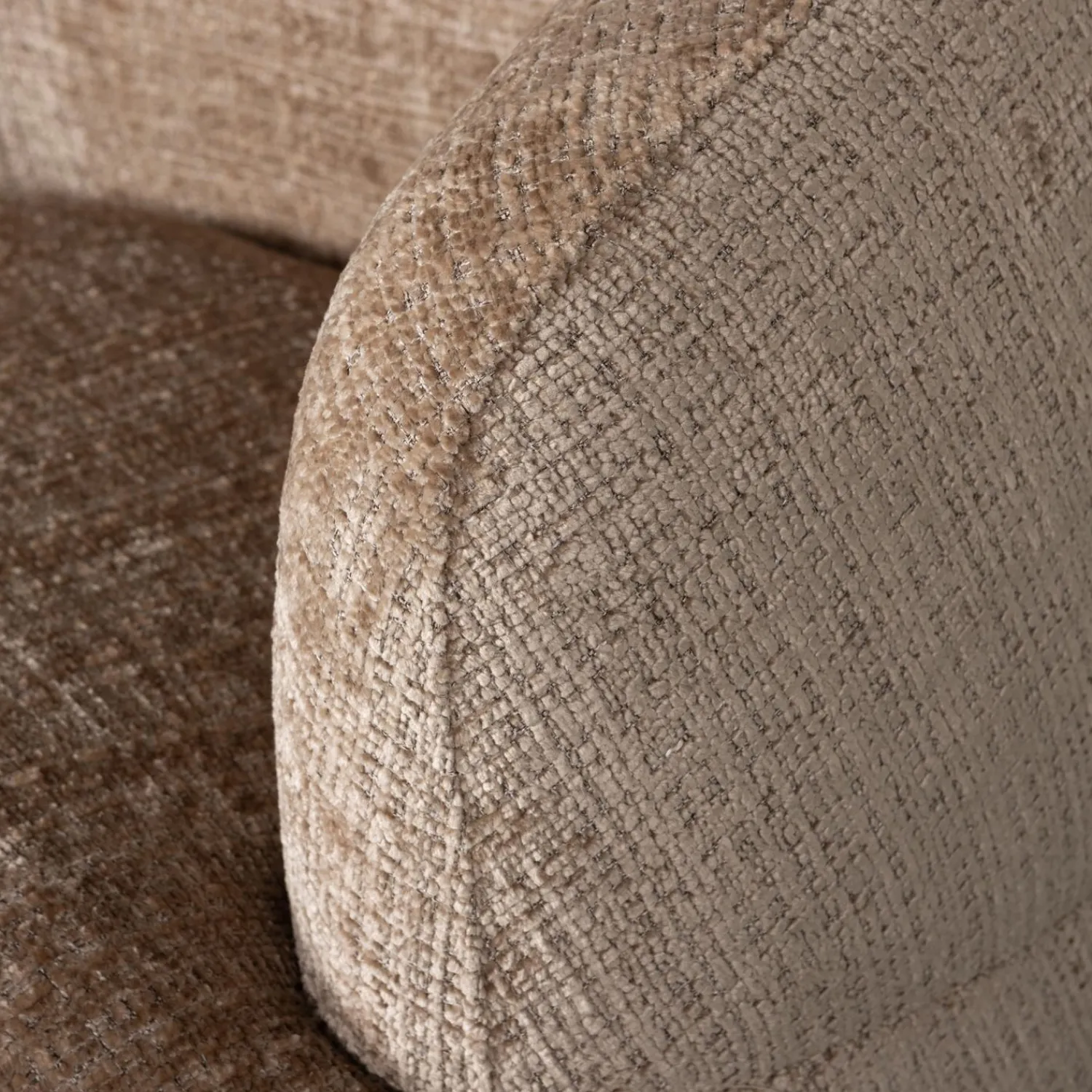 Sale WOOOD Woolly draaifauteuil chenille Zand
