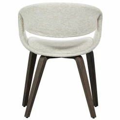 Best WOOOD Yossi eetkamerstoel met houten poot donkerbruin Naturel