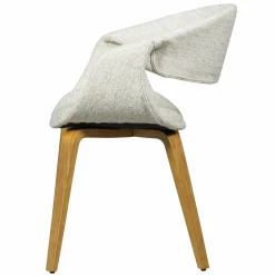 New WOOOD Yossi eetkamerstoel met houten poot Naturel