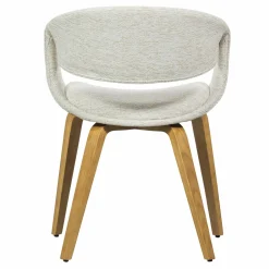 New WOOOD Yossi eetkamerstoel met houten poot Naturel