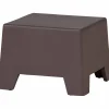 Outlet WOOOD Zina bijzettafel laag cement bruin