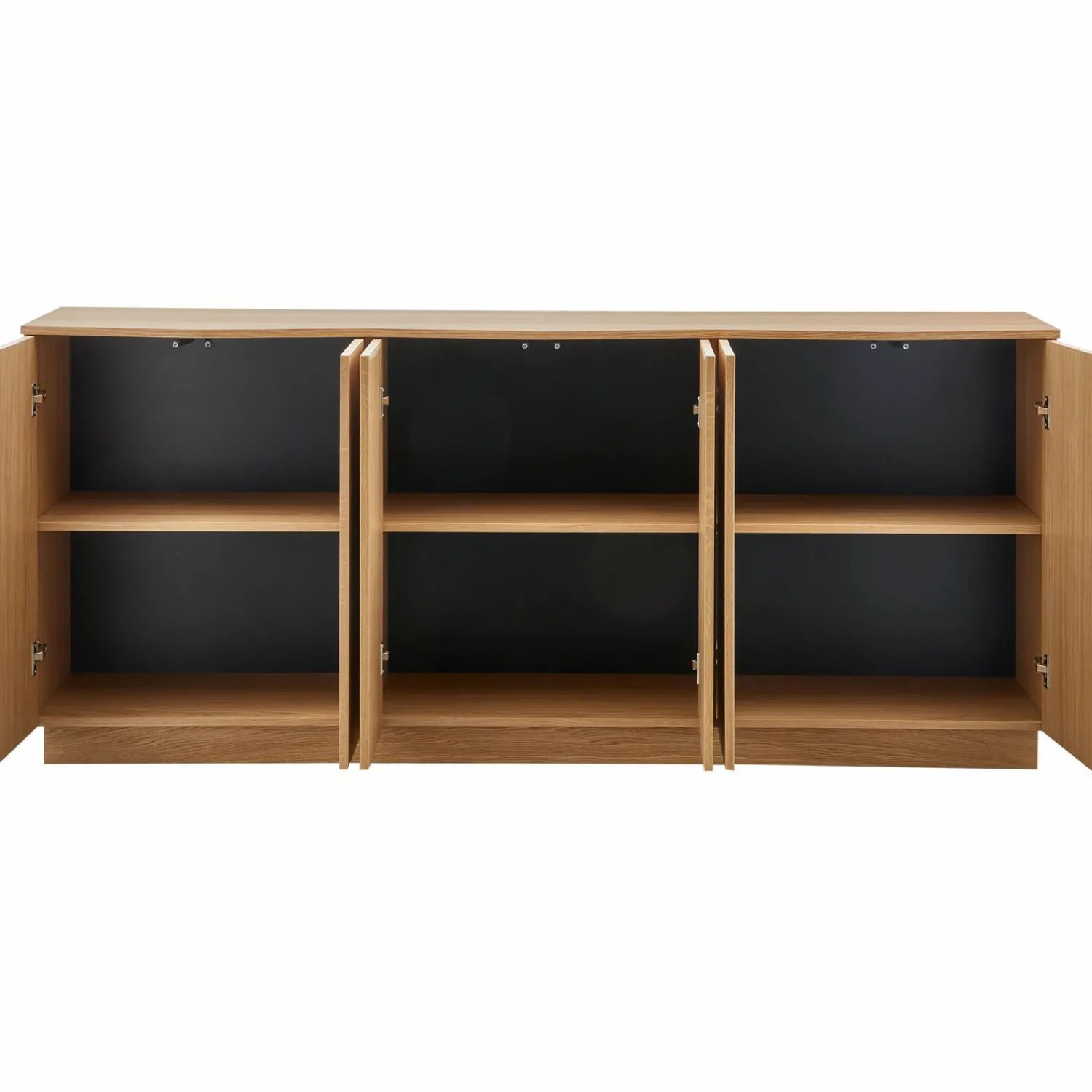 WOOOD Zuma dressoir 200 cm eiken transparant