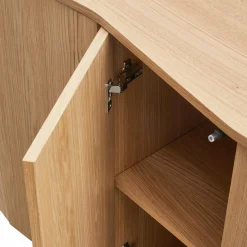 WOOOD Zuma dressoir 200 cm eiken transparant