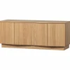 Hot WOOOD Zuma tv meubel 133 cm eiken transparant