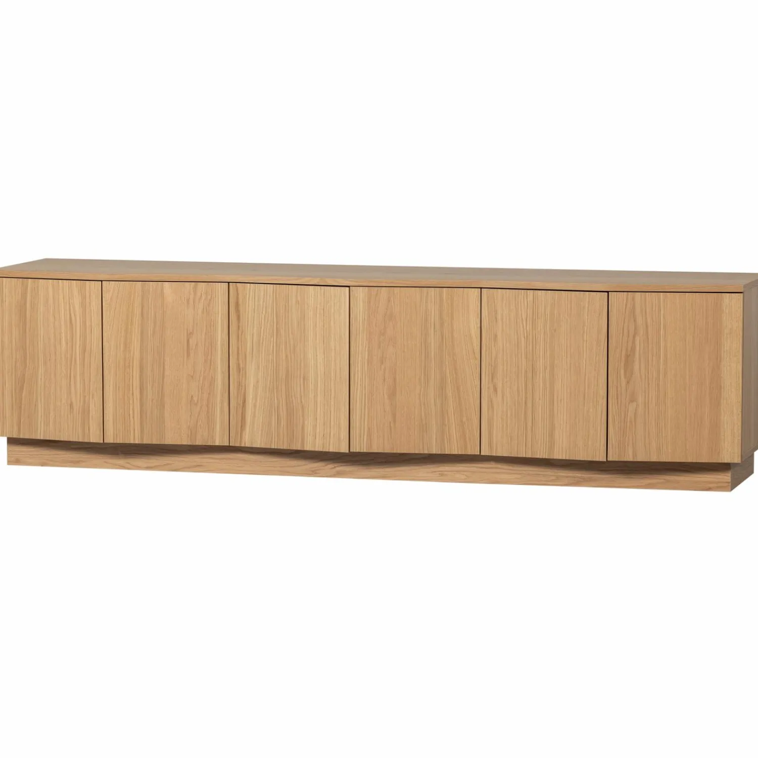 Best WOOOD Zuma tv meubel 200 cm eiken transparant